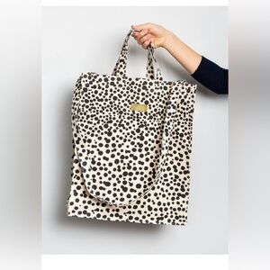 Ensoie Leo cabas Bag cotton canvas bag large